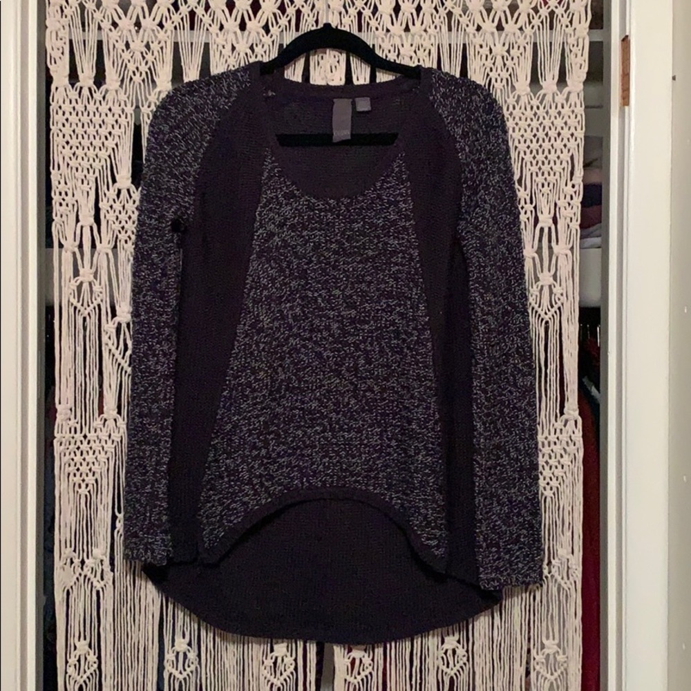 Women’s blue tunic sweater